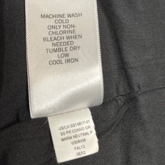 Banana Republic Factory Dress Sleeveless Button Front Tie Waist Lined Size 8 - Picture 10 of 14